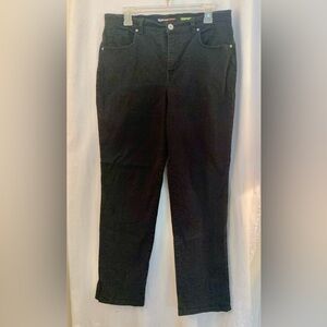 Style & Co. Denim Black High Rise Straight Leg Jeans Size 12 Short